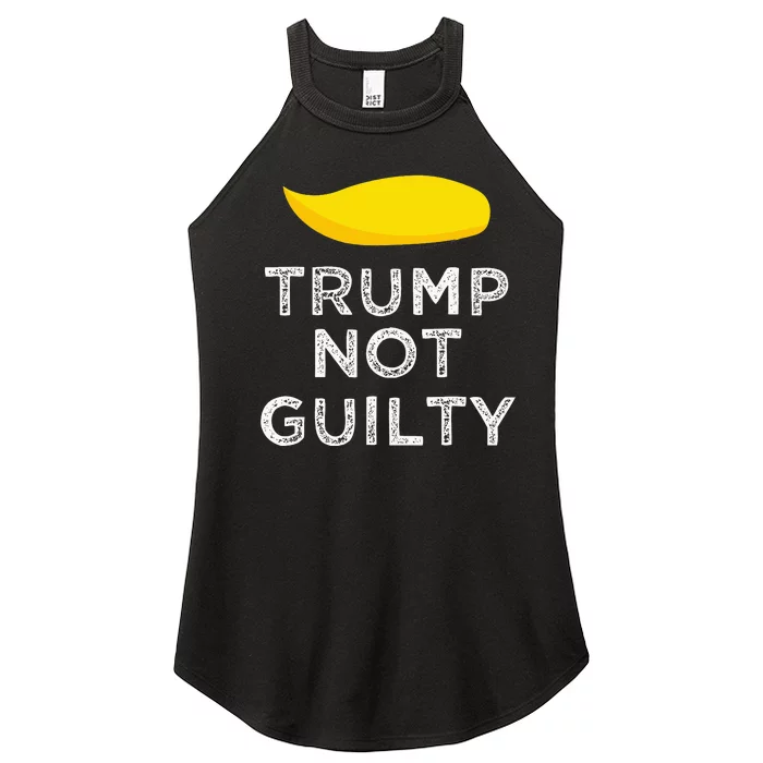 Trump not guilty funny Trump free Trump cool Trump supporter Women’s Perfect Tri Rocker Tank