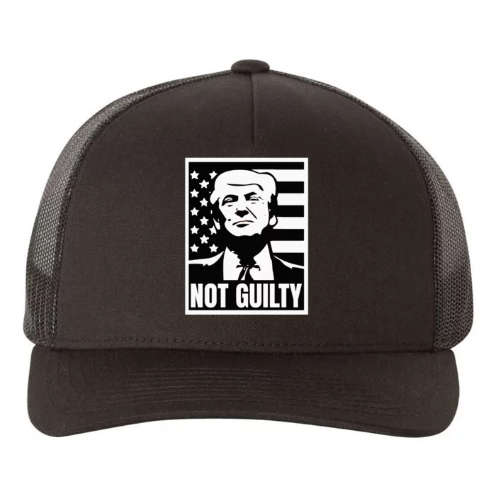 Trump Not Guilty Mugshot 2024 President Classic Yupoong Adult 5-Panel Trucker Hat