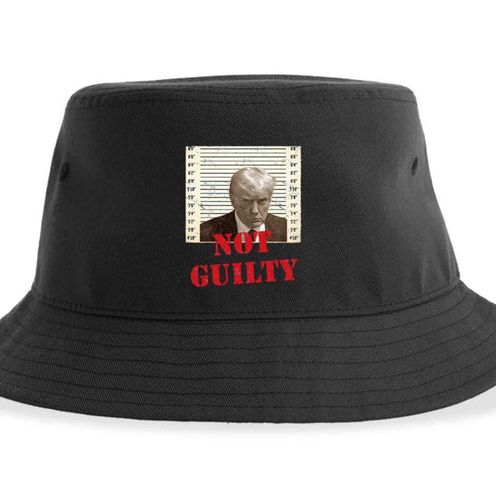 Trump Not Guilty 2024 Sustainable Bucket Hat