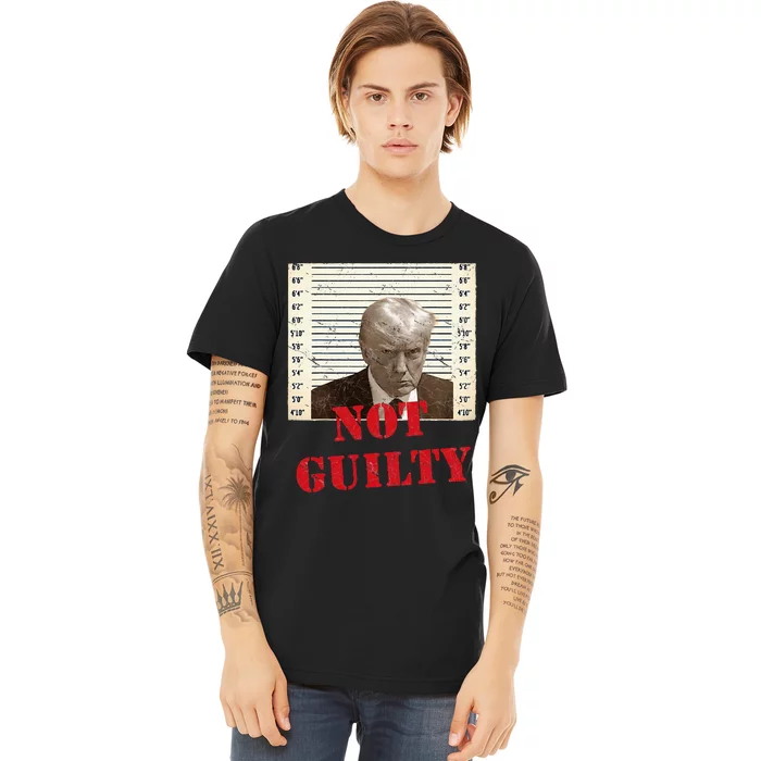 Trump Not Guilty 2024 Premium T-Shirt