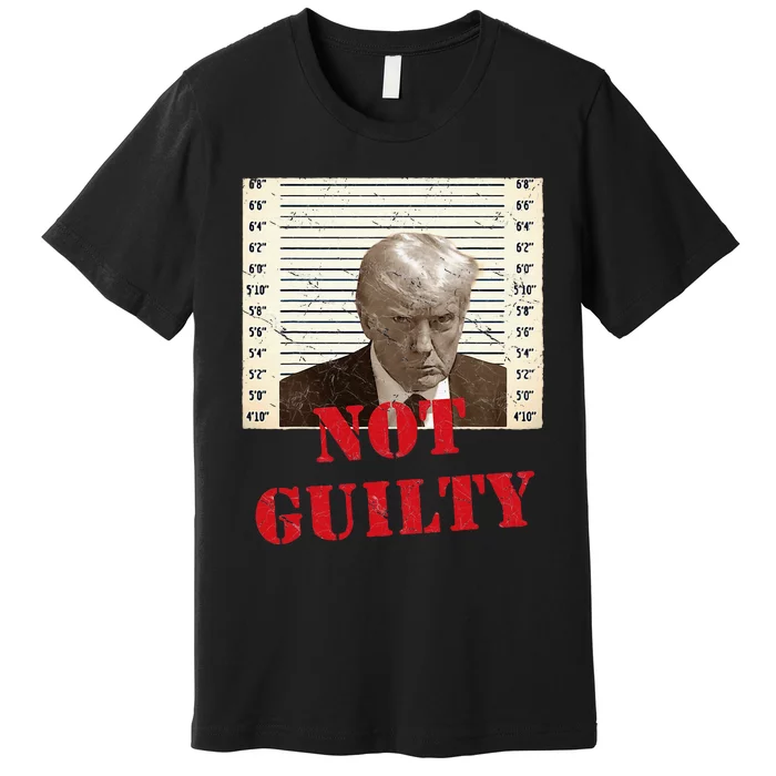 Trump Not Guilty 2024 Premium T-Shirt