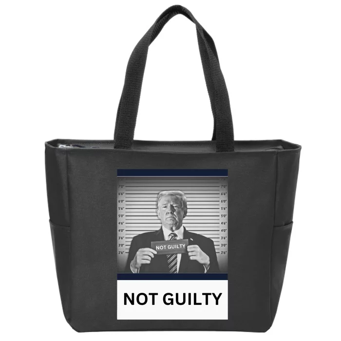 Trump Not Guilty Donald Trump Classic Zip Tote Bag