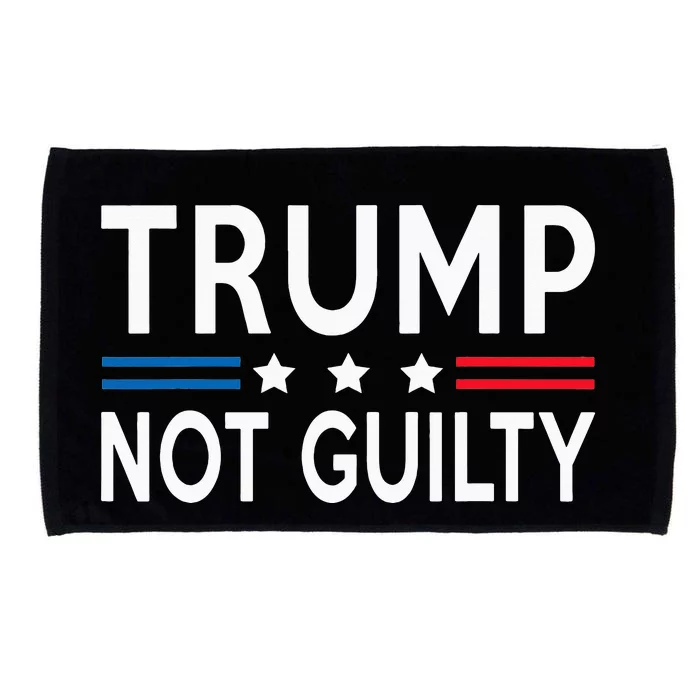 trump not guilty Microfiber Hand Towel