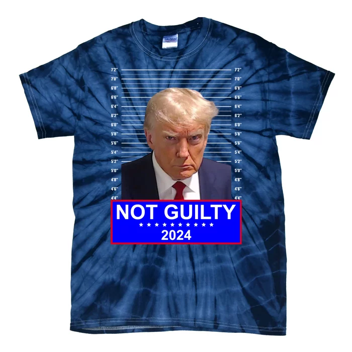 Trump Not Guilty Mugshot 2024 Election Tie-Dye T-Shirt