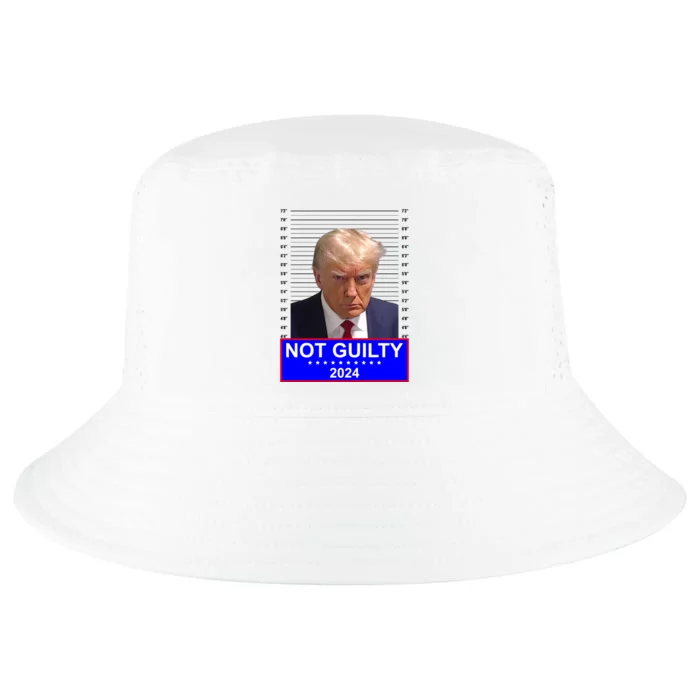 Trump Not Guilty Mugshot 2024 Election Cool Comfort Performance Bucket Hat