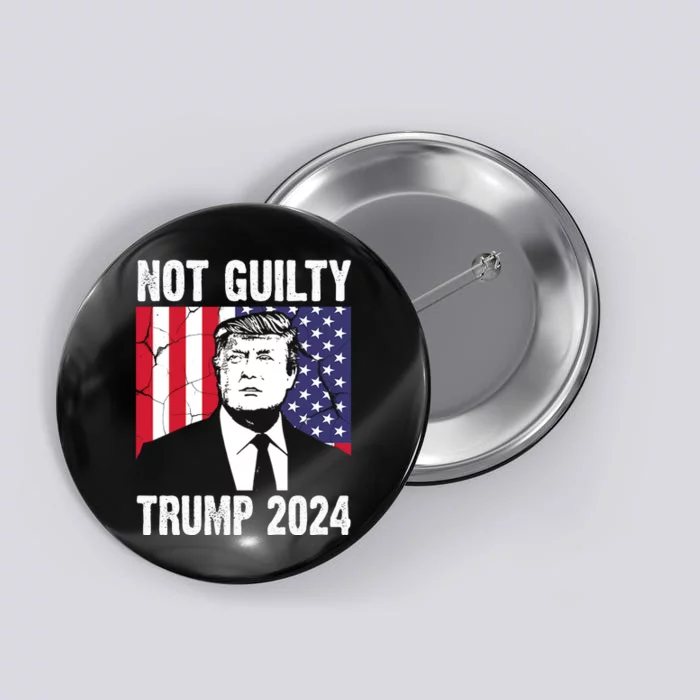 Trump Not Guilty 2024 Free Trump Usa Election Button