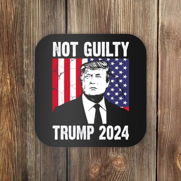 Trump Not Guilty 2024 Free Trump Usa Election Coaster