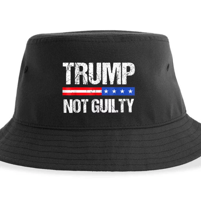 Trump Not Guilty, Trump Campaign Sustainable Bucket Hat