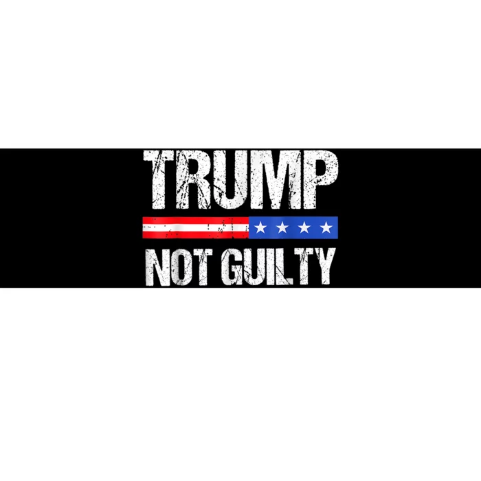 Trump Not Guilty, Trump Campaign Bumper Sticker