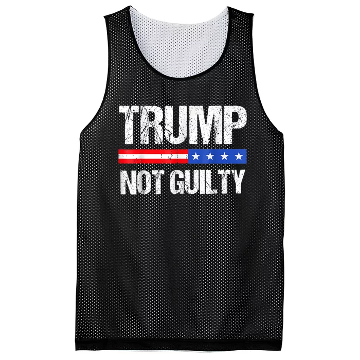 Trump Not Guilty, Trump Campaign Mesh Reversible Basketball Jersey Tank