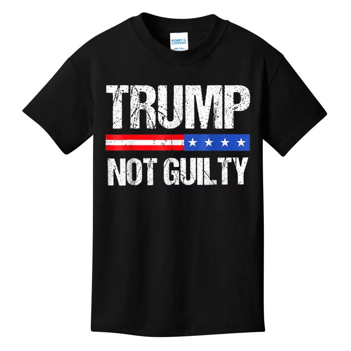 Trump Not Guilty, Trump Campaign Kids T-Shirt