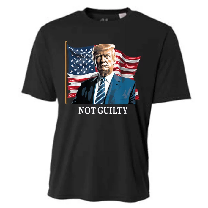 Trump Not Guilty Cooling Performance Crew T-Shirt