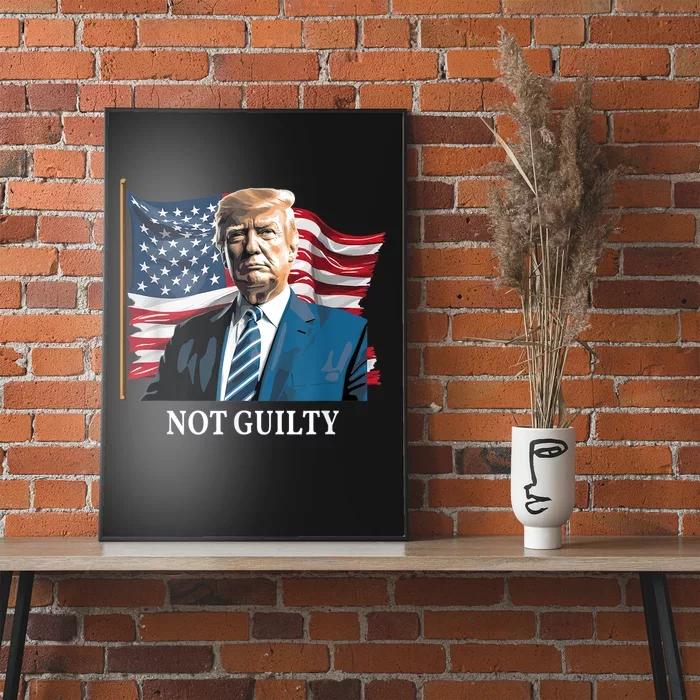 Trump Not Guilty Poster