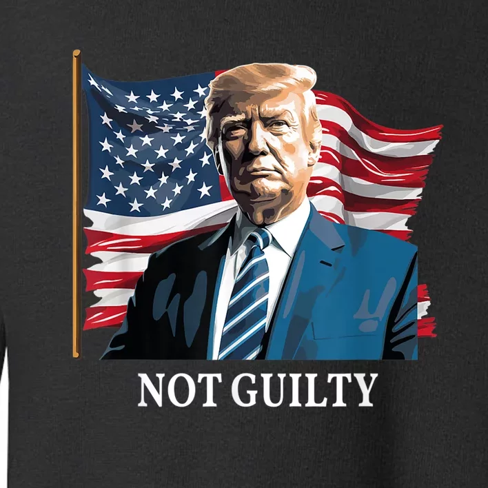 Trump Not Guilty Toddler Sweatshirt