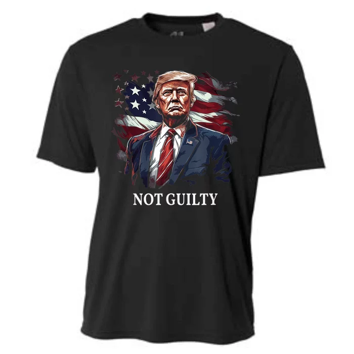 Trump Not Guilty Cooling Performance Crew T-Shirt