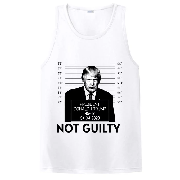 Trump Not Guilty Performance Tank