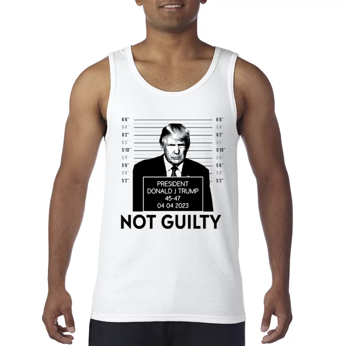 Trump Not Guilty Tank Top