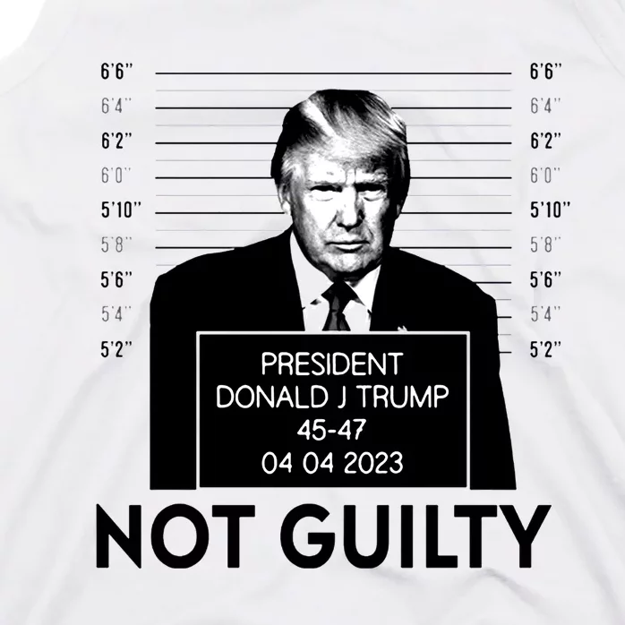 Trump Not Guilty Tank Top