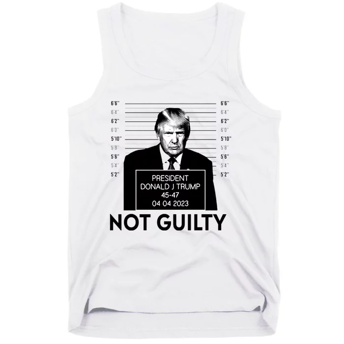 Trump Not Guilty Tank Top