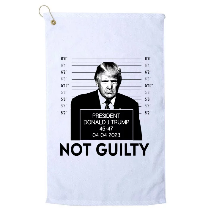 Trump Not Guilty Platinum Collection Golf Towel