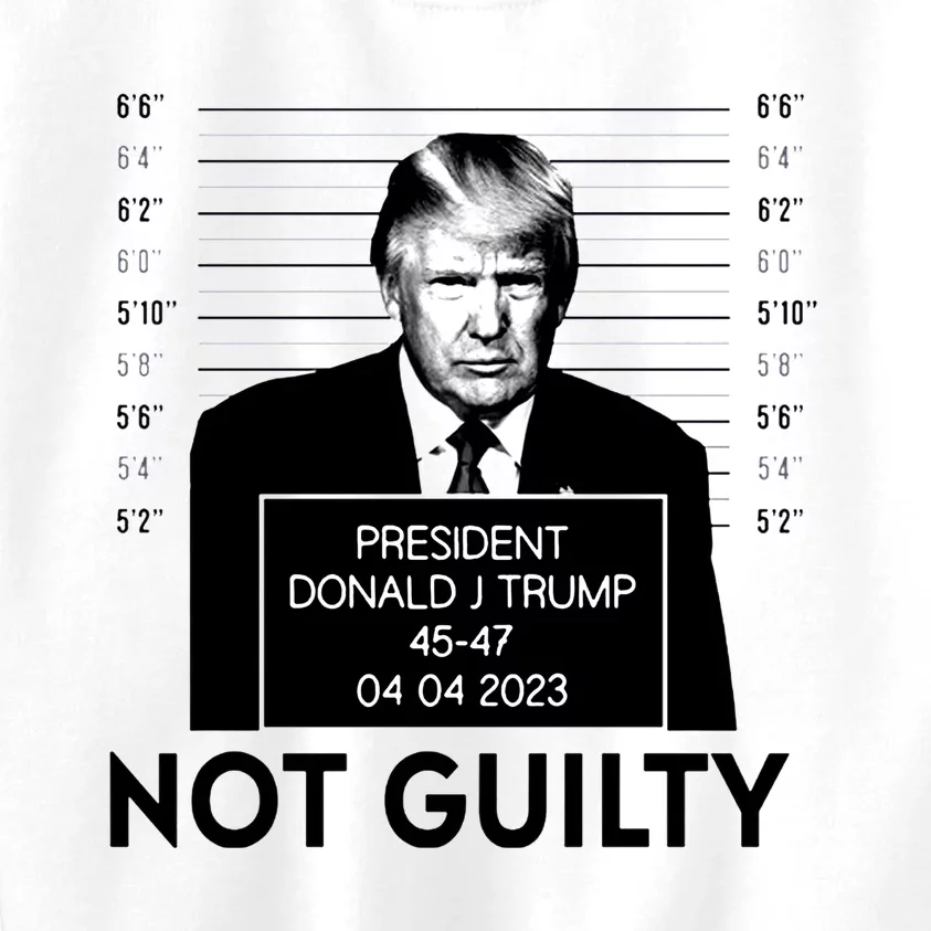 Trump Not Guilty Kids Sweatshirt