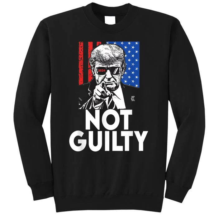 Trump Not Guilty Donald Trump 2024 Sweatshirt