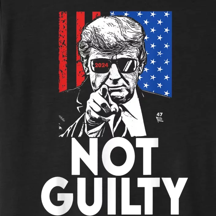 Trump Not Guilty Donald Trump 2024 ChromaSoft Performance T-Shirt