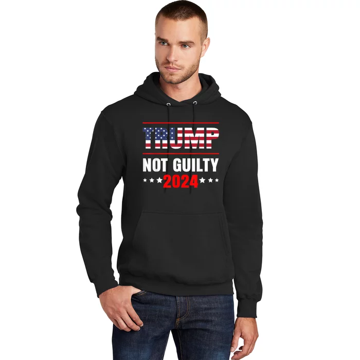 Trump Not Guilty Support Free Trump, Saying For Republicans Hoodie