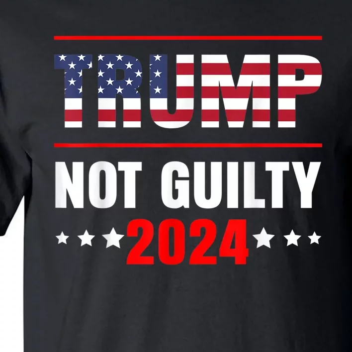 Trump Not Guilty Tall T-Shirt