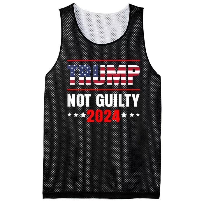 Trump Not Guilty Mesh Reversible Basketball Jersey Tank