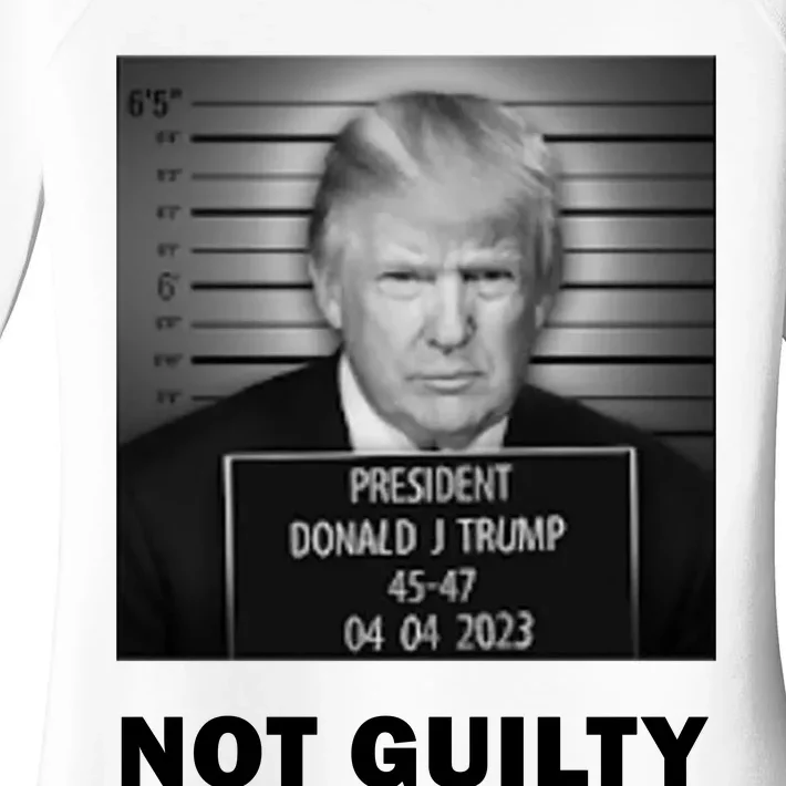 Trump Not Guilty Women's Perfect Tri Tunic Long Sleeve Shirt