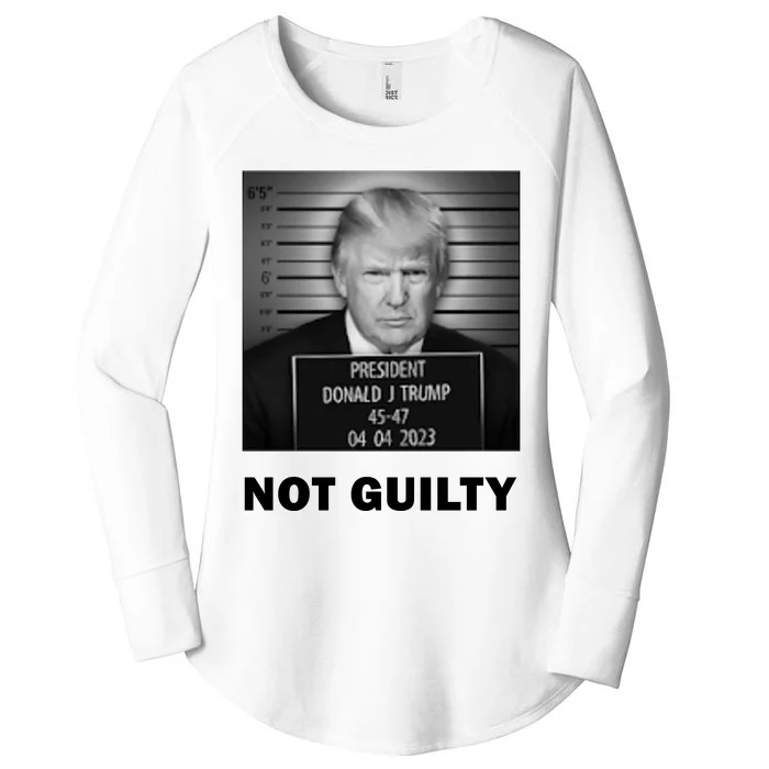 Trump Not Guilty Women's Perfect Tri Tunic Long Sleeve Shirt