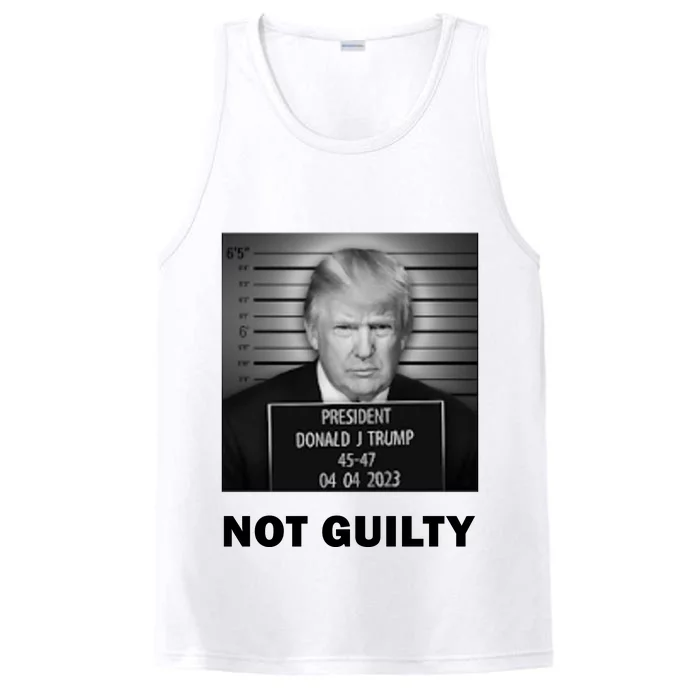 Trump Not Guilty Performance Tank