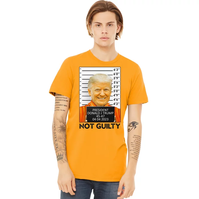 Trump Not Guilty Premium T-Shirt