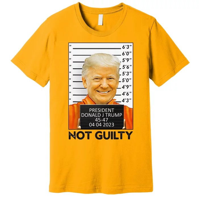 Trump Not Guilty Premium T-Shirt