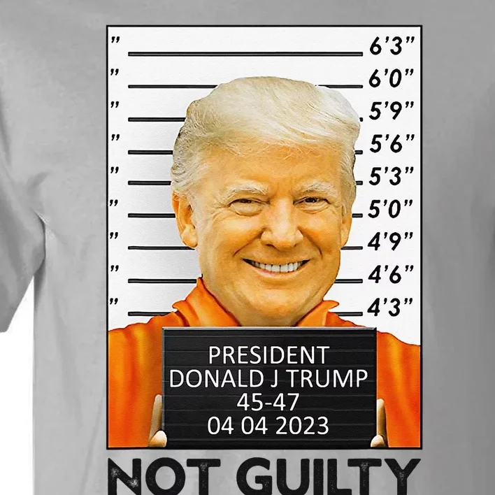 Trump Not Guilty Tall T-Shirt