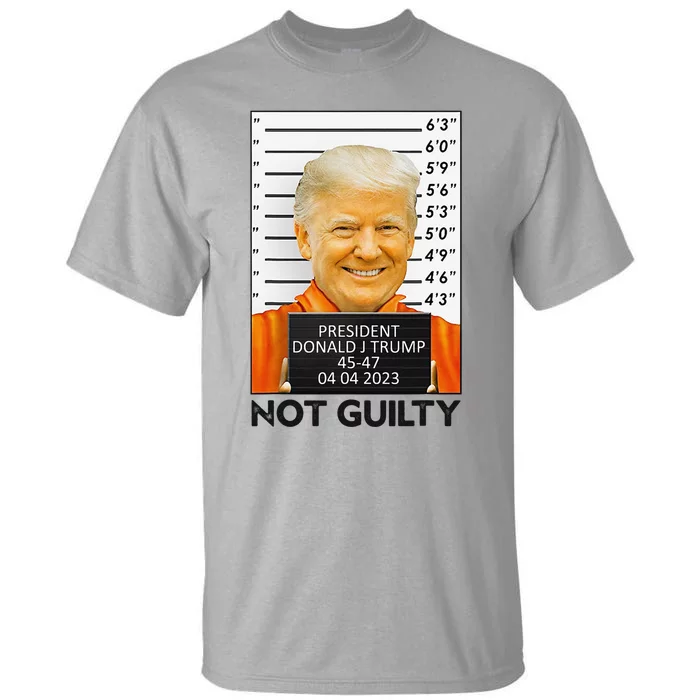 Trump Not Guilty Tall T-Shirt