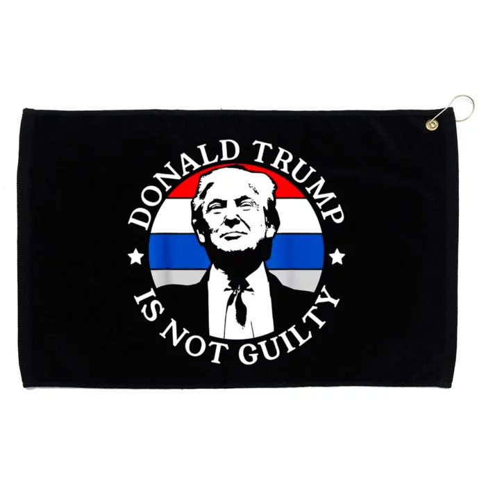 Trump Not Guilty Grommeted Golf Towel