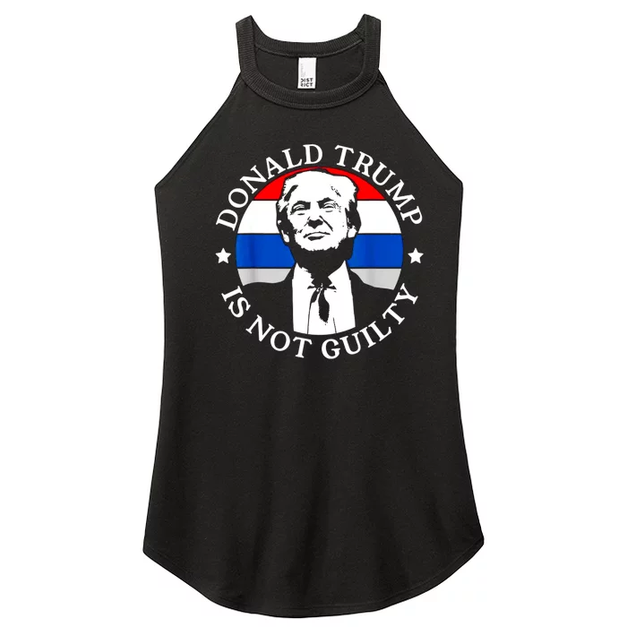 Trump Not Guilty Women’s Perfect Tri Rocker Tank