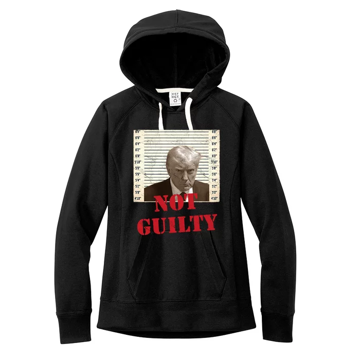 Trump Not Guilty 2024 Women's Fleece Hoodie