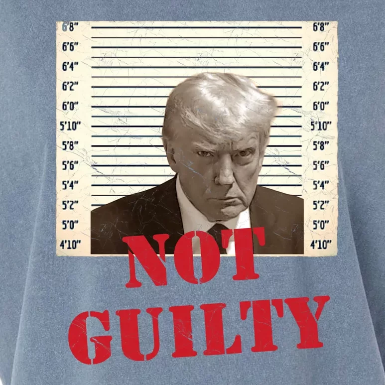 Trump Not Guilty 2024 Garment-Dyed Women's Muscle Tee