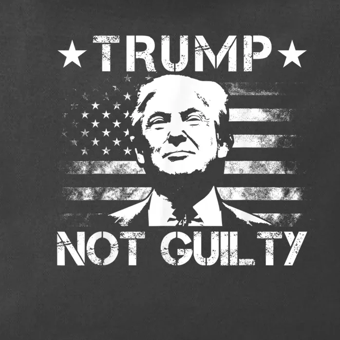 Trump Not Guilty Pro Trump Zip Tote Bag