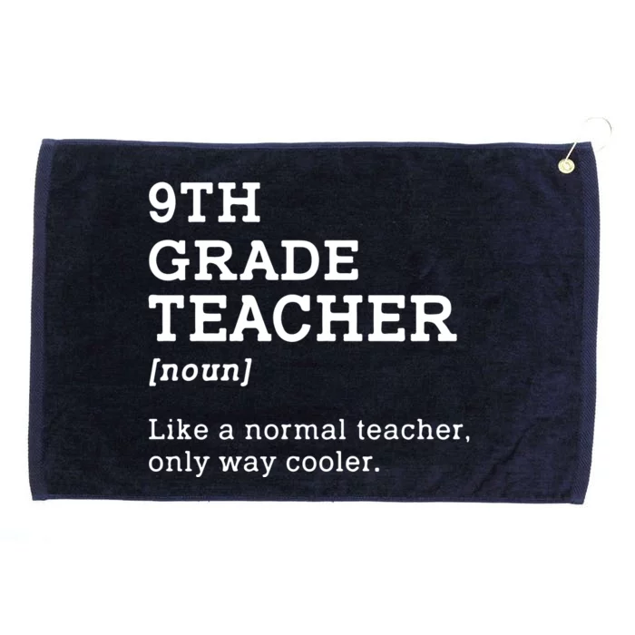 Team Ninth Grade Back To School 9th Grade Teacher Student Grommeted Golf Towel