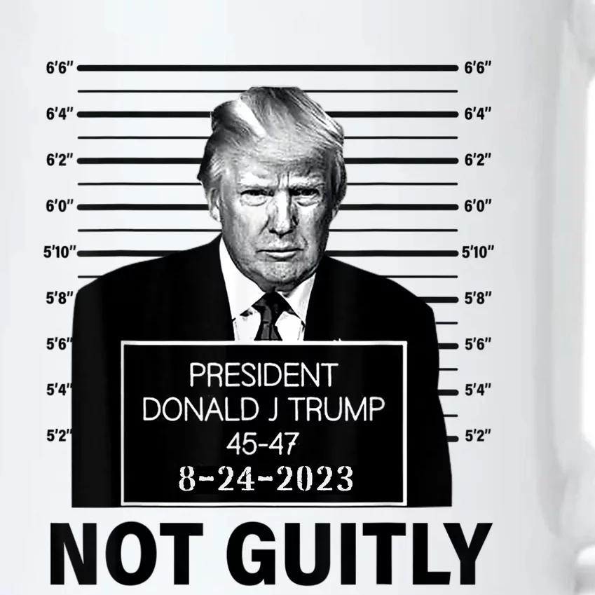 Trump not guilty Trump 2024 Mugshot Black Color Changing Mug