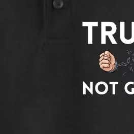 Trump not guilty Trump 2024 Mugshot Dry Zone Grid Performance Polo