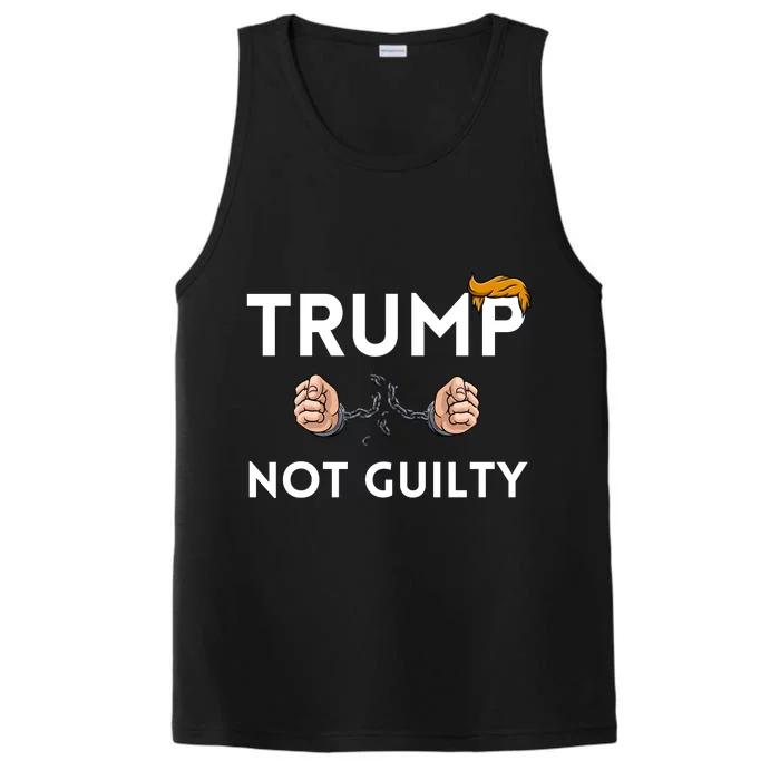 Trump not guilty Trump 2024 Mugshot Performance Tank