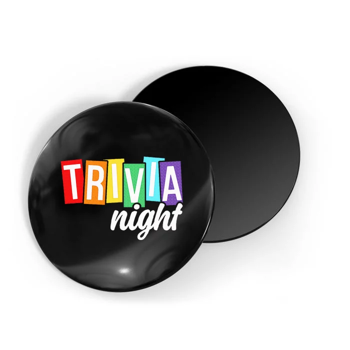 Trivia Night Host Game Night Squad Trivia Team Magnet