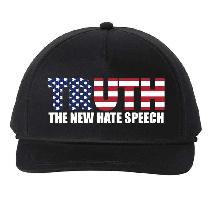 Truth New Hate Speech Pc Political Correctness Free Speech Cool Gift Snapback Five-Panel Rope Hat