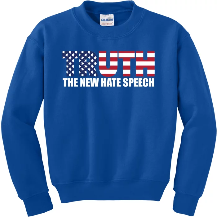 Truth New Hate Speech Pc Political Correctness Free Speech Cool Gift Kids Sweatshirt