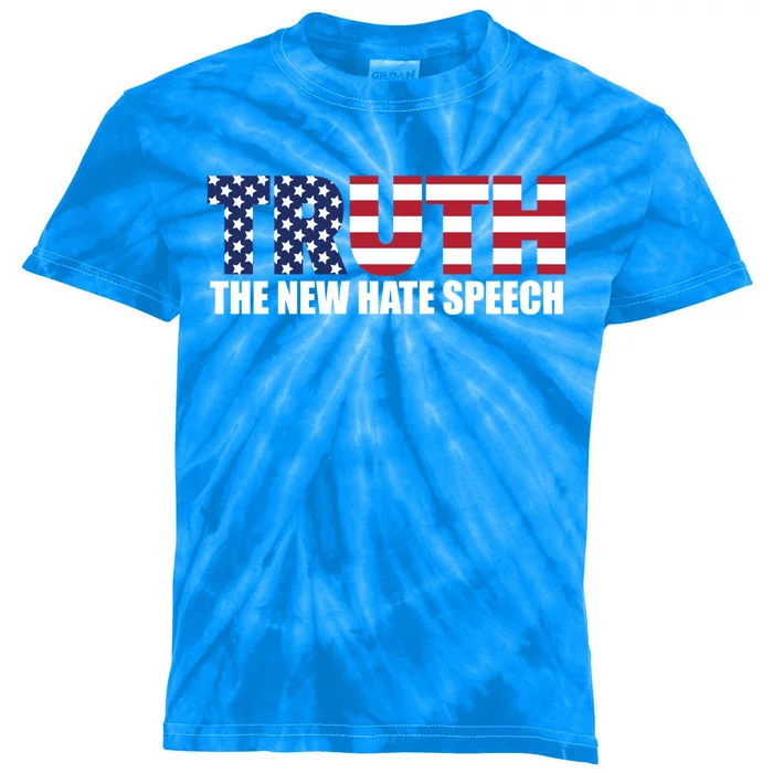 Truth New Hate Speech Pc Political Correctness Free Speech Cool Gift Kids Tie-Dye T-Shirt